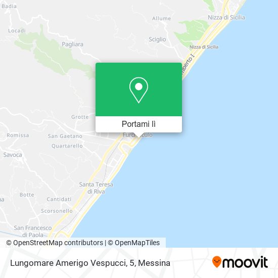 Mappa Lungomare Amerigo Vespucci, 5