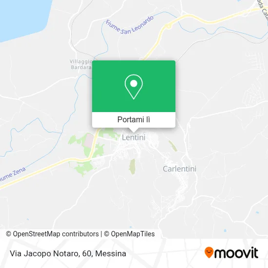 Mappa Via Jacopo Notaro, 60
