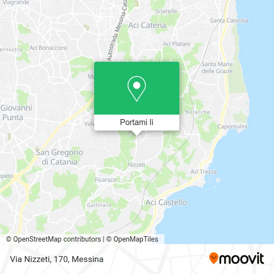 Mappa Via Nizzeti, 170