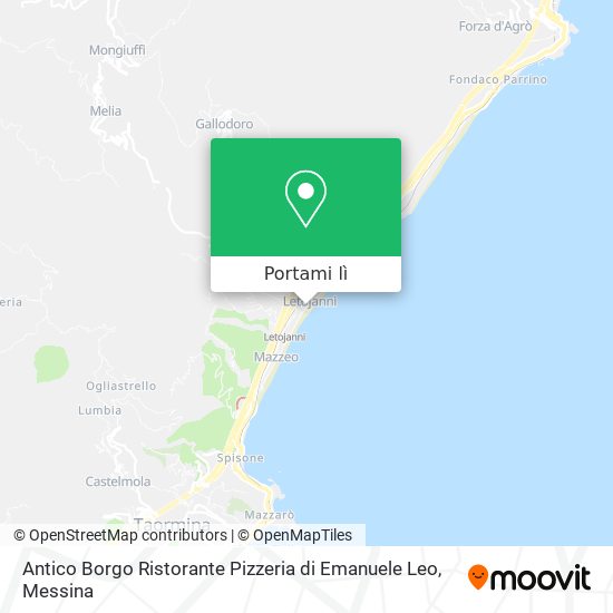 Mappa Antico Borgo Ristorante Pizzeria di Emanuele Leo