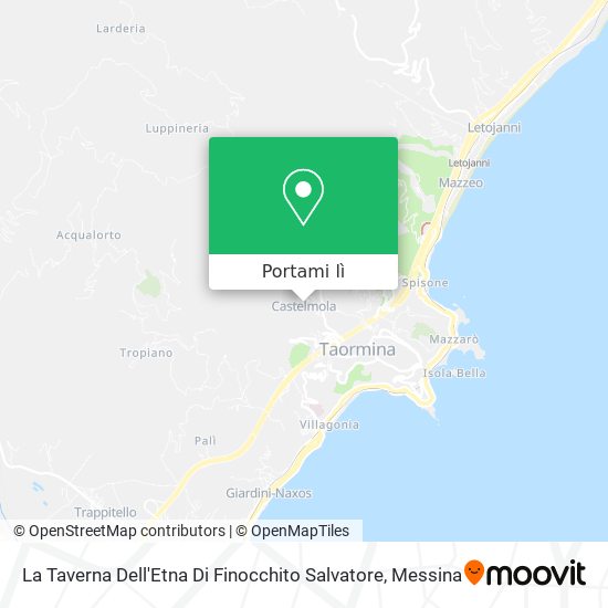 Mappa La Taverna Dell'Etna Di Finocchito Salvatore