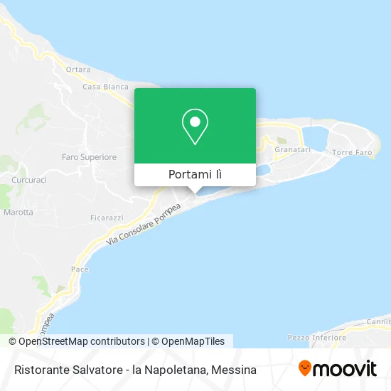 Mappa Ristorante Salvatore - la Napoletana