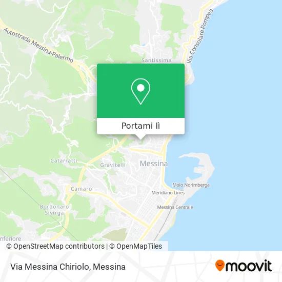 Mappa Via Messina Chiriolo