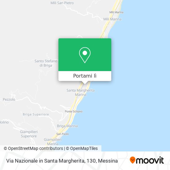 Mappa Via Nazionale in Santa Margherita, 130