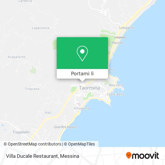 Mappa Villa Ducale Restaurant