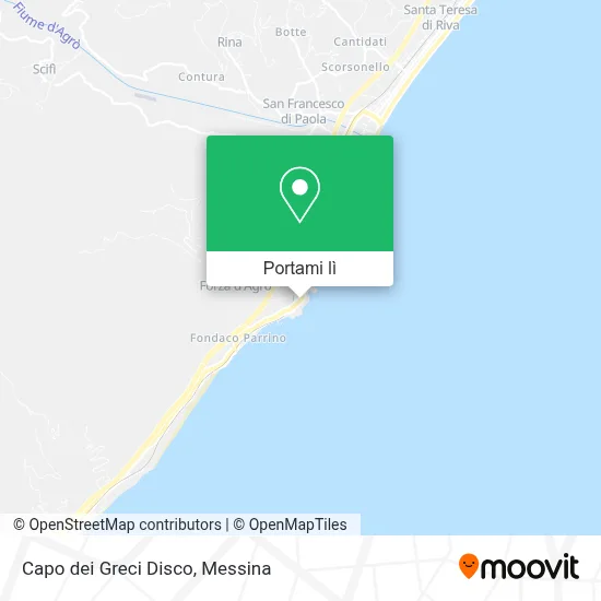 Mappa Capo dei Greci Disco