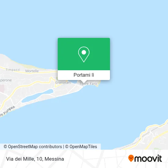 Mappa Via dei Mille, 10