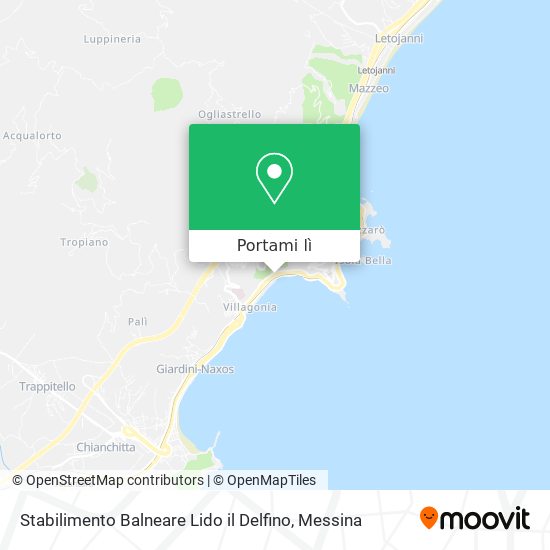 Mappa Stabilimento Balneare Lido il Delfino