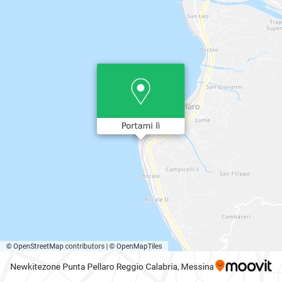 Mappa Newkitezone Punta Pellaro Reggio Calabria