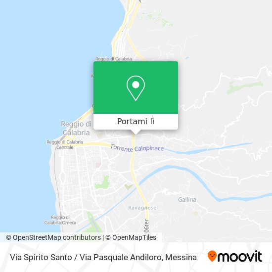 Mappa Via Spirito Santo / Via Pasquale Andiloro
