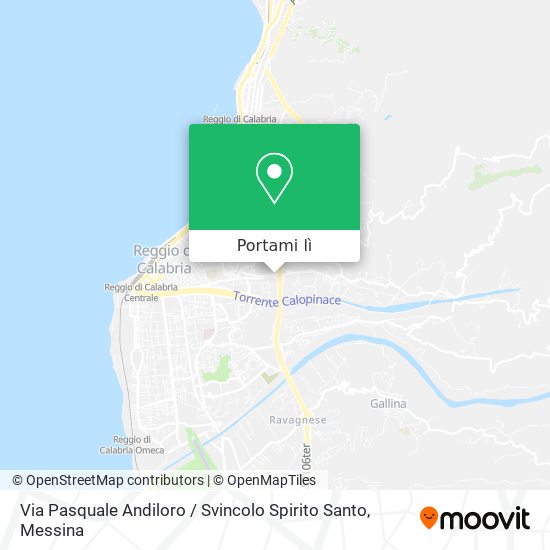 Mappa Via Pasquale Andiloro / Svincolo Spirito Santo