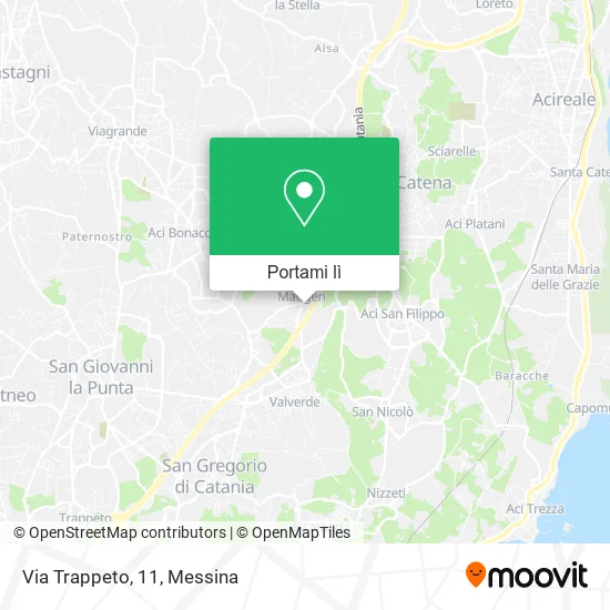 Mappa Via Trappeto, 11
