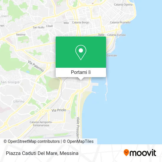 Mappa Piazza Caduti Del Mare