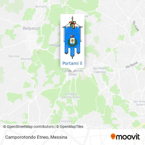 Mappa Camporotondo Etneo