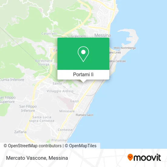 Mappa Mercato Vascone