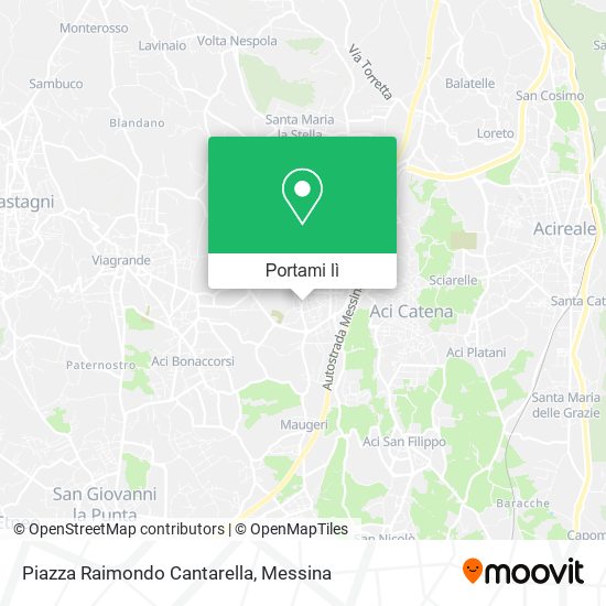 Mappa Piazza Raimondo Cantarella