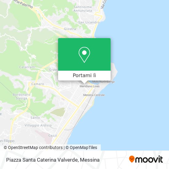 Mappa Piazza Santa Caterina Valverde