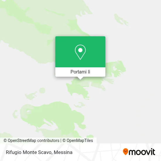 Mappa Rifugio Monte Scavo 1740 M