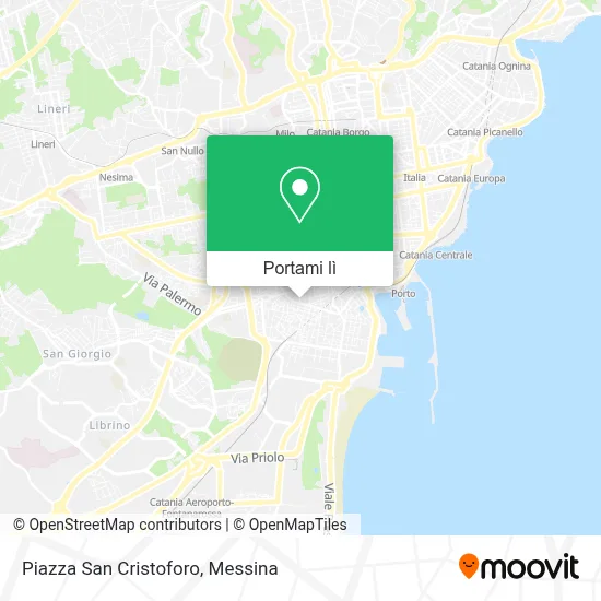 Mappa Piazza San Cristoforo