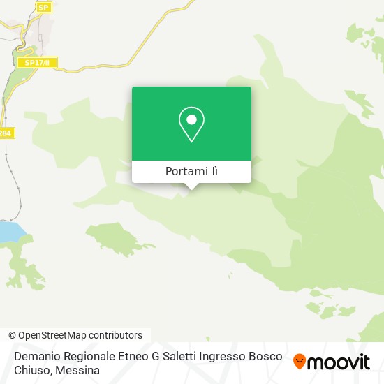 Mappa Demanio Regionale Etneo G Saletti Ingresso Bosco Chiuso