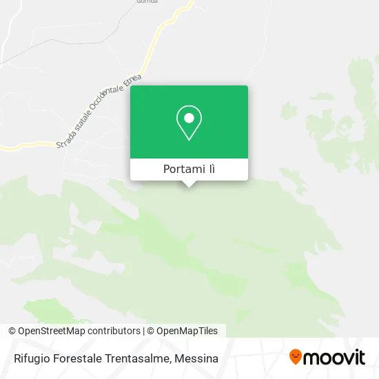 Mappa Rifugio Forestale Trentasalme
