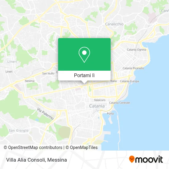 Mappa Villa Alia Consoli