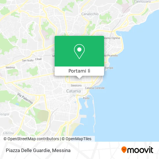 Mappa Piazza Delle Guardie