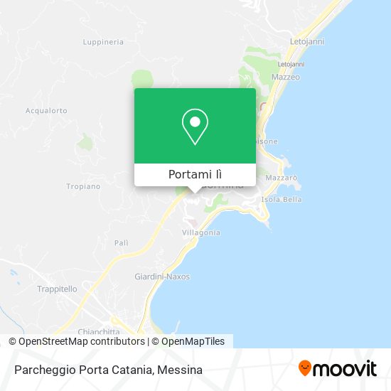 Mappa Parcheggio Porta Catania