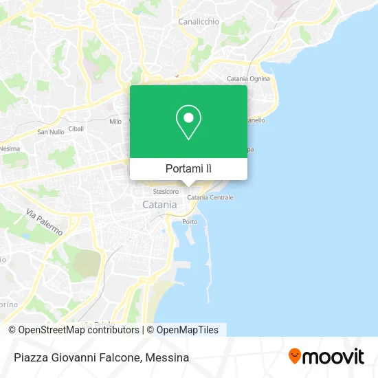 Mappa Piazza Giovanni Falcone