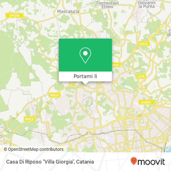 Mappa Casa Di Riposo "Villa Giorgia"