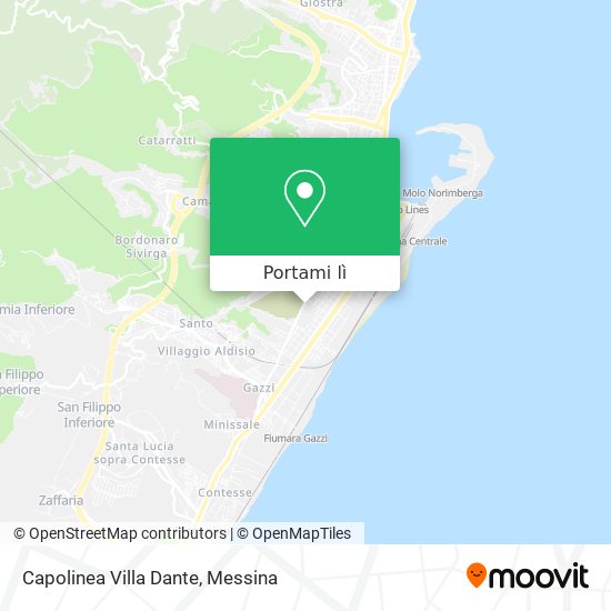 Mappa Capolinea Villa Dante