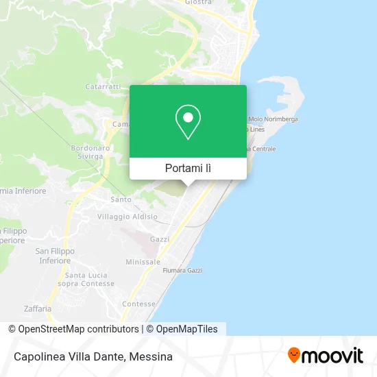 Mappa Capolinea Villa Dante