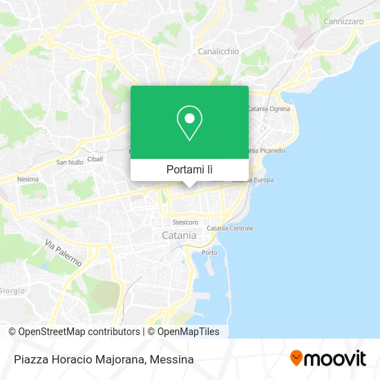 Mappa Piazza Horacio Majorana