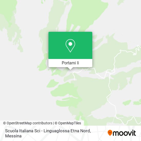 Mappa Scuola Italiana Sci - Linguaglossa Etna Nord