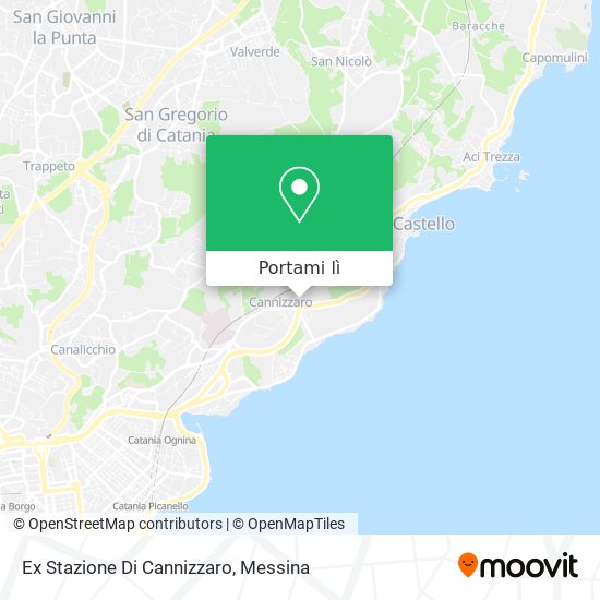 Mappa Ex Stazione Di Cannizzaro