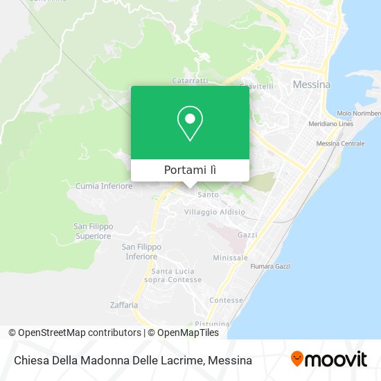 Mappa Chiesa Della Madonna Delle Lacrime