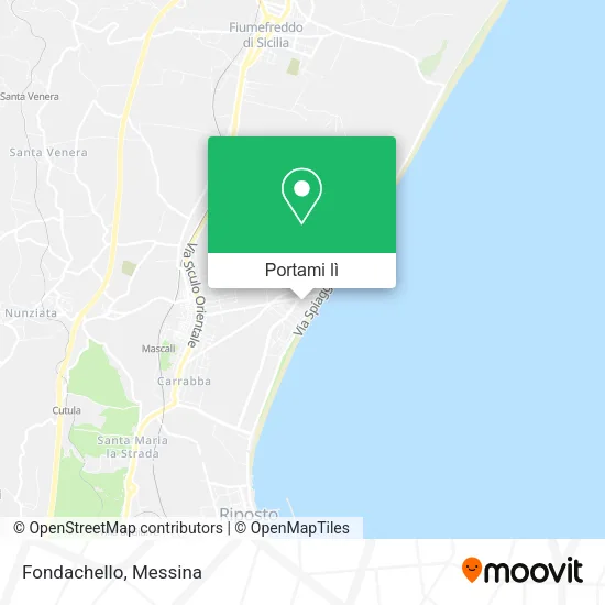 Mappa Fondachello