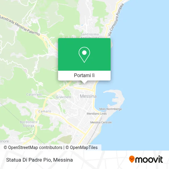 Mappa Statua Di Padre Pio