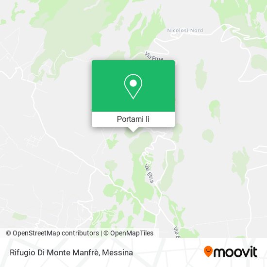 Mappa Rifugio Di Monte Manfrè