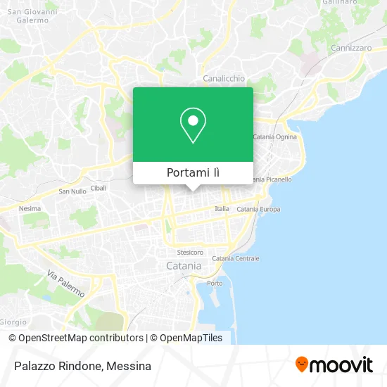 Mappa Palazzo Rindone