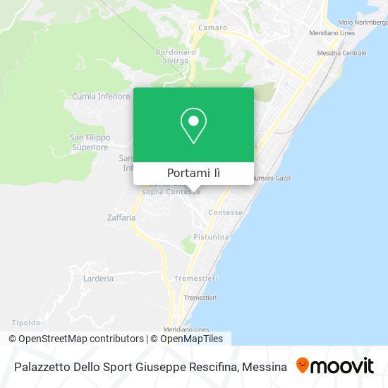 Mappa Palazzetto Dello Sport Giuseppe Rescifina