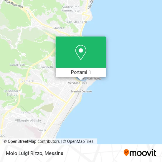 Mappa Molo Luigi Rizzo