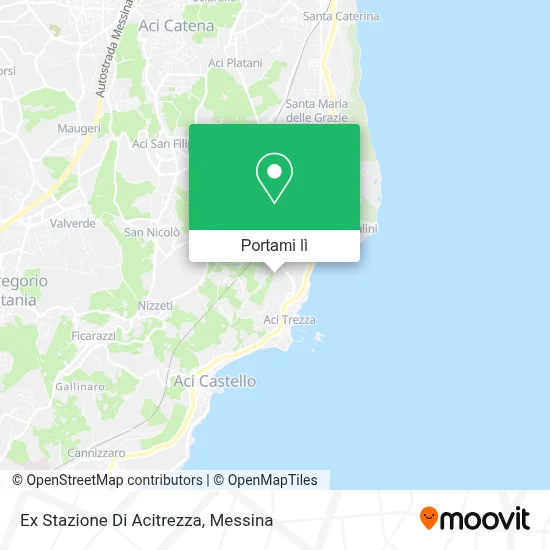 Mappa Ex Stazione Di Acitrezza
