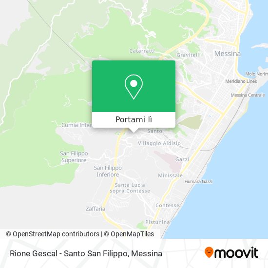 Mappa Rione Gescal - Santo San Filippo