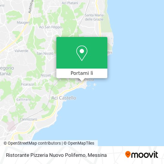 Mappa Ristorante Pizzeria Nuovo Polifemo
