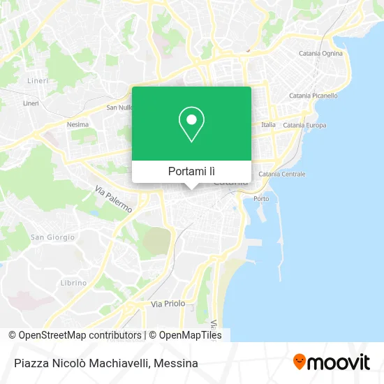 Mappa Piazza Nicolò Machiavelli