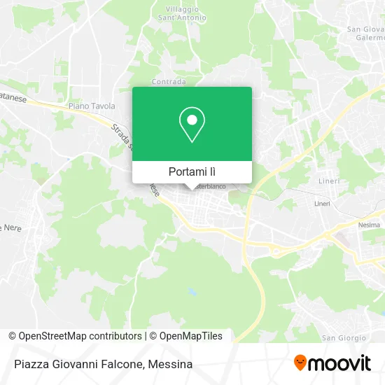 Mappa Piazza Giovanni Falcone