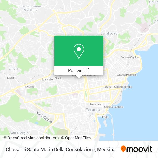 Mappa Chiesa Di Santa Maria Della Consolazione