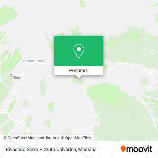 Mappa Rif.Forestale Serra Pizzuta Galvarina