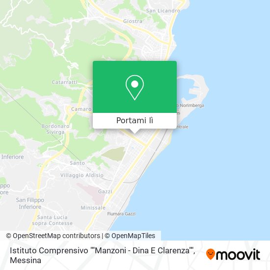Mappa Istituto Comprensivo ""Manzoni - Dina E Clarenza""